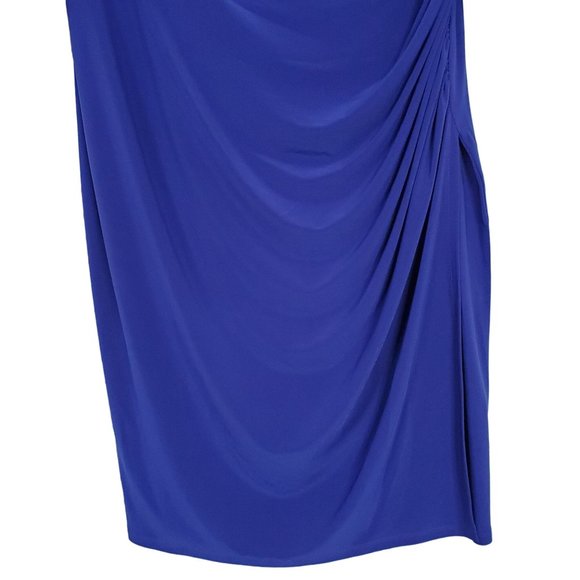 Jessica Howard Size 20W Dress V-neck Surplice Side Ruching Liquid Jersey Stretch - Picture 11 of 11